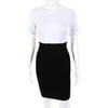 Pre-owned|Catherine Malandrino Wool Knee Length Pencil Skirt Black Size P