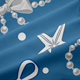 thumbnail image 5 of Manfei 3D Cartoon Shell Print Blackout Curtains,Ribbon Dreamy Bowtie Window Curtains Pack of 2 (38x45 Each), 5 of 6