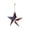B, variant on 4th of July Hanging Decorations Party Supplies Indoor Hanging Iron Pentagram Decoration Holiday Ornament