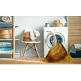 thumbnail image 2 of Ahgly Company Machine Washable Indoor Round Transitional Mahogany Brown Area Rugs, 3' Round, 2 of 7