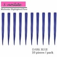 thumbnail image 2 of SEGO Highlights Colored Clip in Hair Extensions Colorful Hair Extensions Straight/Curly Synthetic Hairpieces For Party, 2 of 7