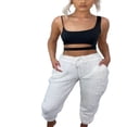 thumbnail image 2 of Women Warm Fleece Drawstring Pajama Pants with Pockets Jogger Plush Fuzzy Sweatpants, 2 of 6