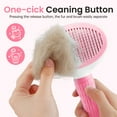 thumbnail image 7 of Jewyow Ultimate Deshedding Brush for Cats & Dogs - Gentle on Skin, Reduces Shedding for Puppies & Kittens,Pink, 7 of 7
