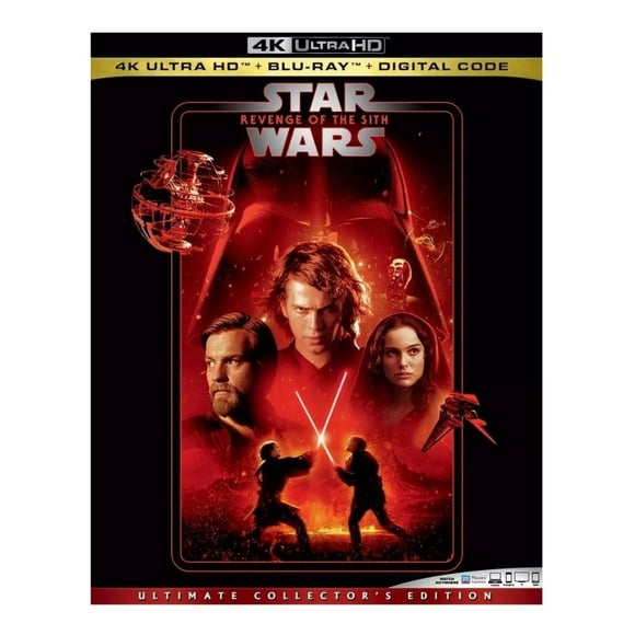 Pelicula Star Wars 3 Venganza De Los Sith 4K Ultra HD Blu Ray DISNEY PIXAR