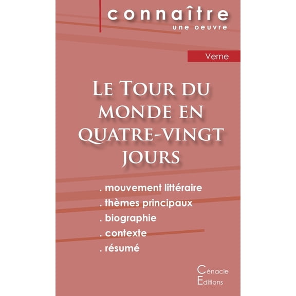 Fiche de lecture Le Tour du monde en quatre-vingt jours de Jules Verne (Analyse littÃ©raire de rÃ©fÃ©rence et rÃ©sumÃ© comple, (Paperback)