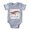 Heather Gray, variant on - Plays With Lizards ... - Cute Infant Baby Football Bodysuit