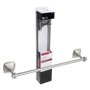 Delta Brushed Nickel Finish Towel Bar- 18"