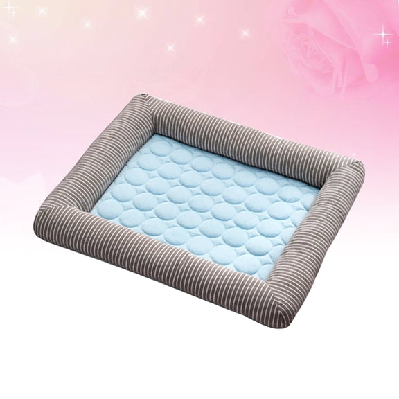 BESTYASH Ice Silk Dog Cushion and Washable Pet Bed for Indoor Comfort and Support