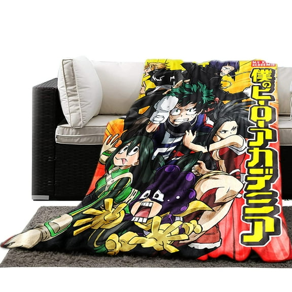Officially Licensed My Hero Academia Class 1-A Fleece Modern Blanket by Just Funky, 45" x 60"