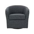 thumbnail image 5 of Mainstays Miles Swivel Accent Chair, Zeus Pepper, 5 of 7
