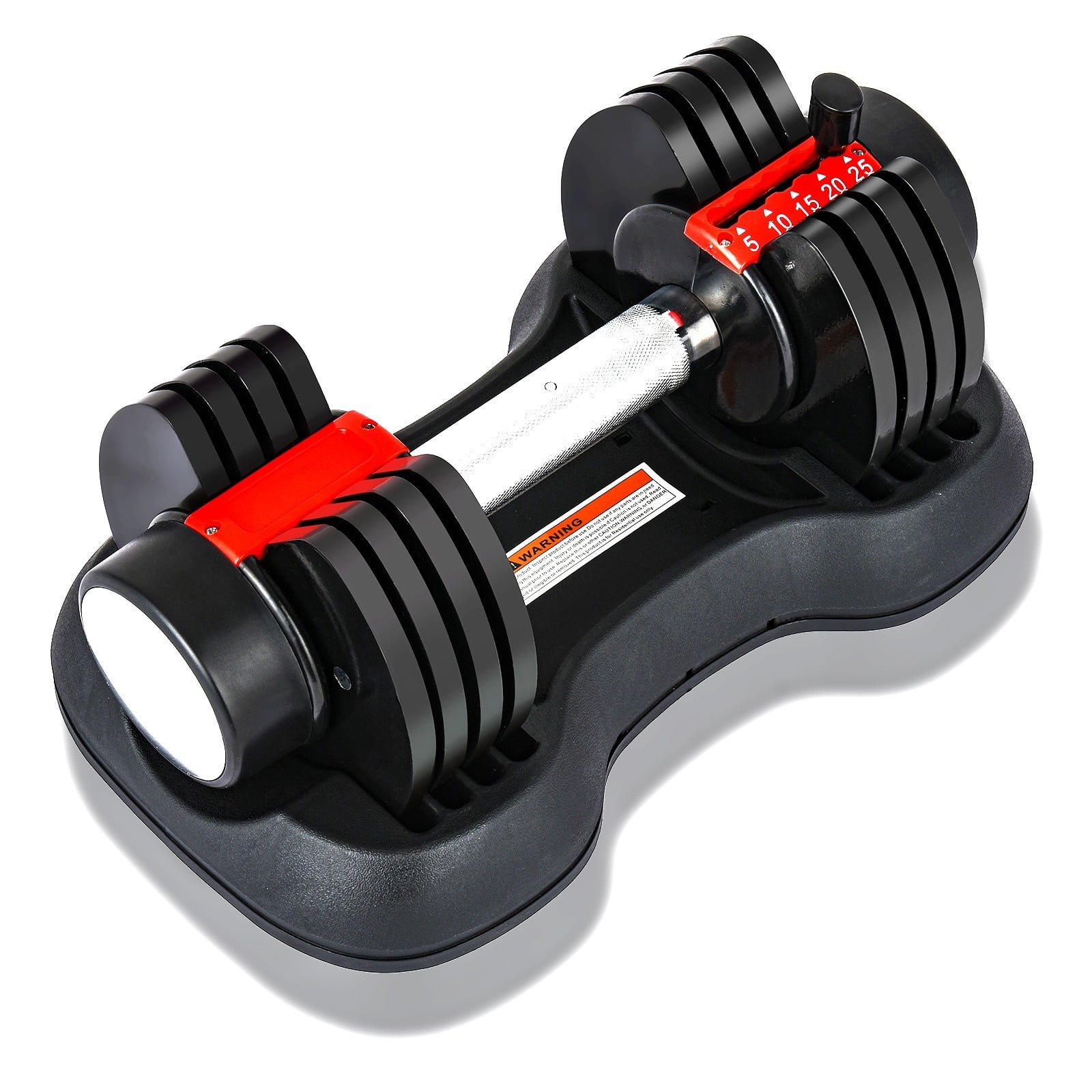 Merax deluxe 71.5 pounds adjustable dial dumbbell with weight plate for home gym hotsell