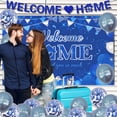 thumbnail image 3 of Welcome Home Decorations - Blue Welcome Home Backdrop, Glitter Welcome Home Banner, Blue Printed Balloons, Confetti Balloons, Welcome Home Baby Boy Family Return Retirement Party Supplies, 3 of 7