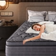thumbnail image 5 of MRH 10/12/14 Inch Memory Foam Hybrid Mattress, Twin Full Queen King, Ergonomic Individual Springs, Breathable Fabric, Lumbar Support for Side/Back Sleepers, Home & Hotel Use, 5 of 11