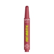 NYX Professional Makeup Fat Matte Lipstick, Smooth Color Long Lasting Lipstick, Blush Blanket, 0.07 oz