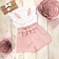 thumbnail image 1 of Ensemble d'Été pour Fille Bébé Enfant Chemise à Boutons + Short, 1 of 5