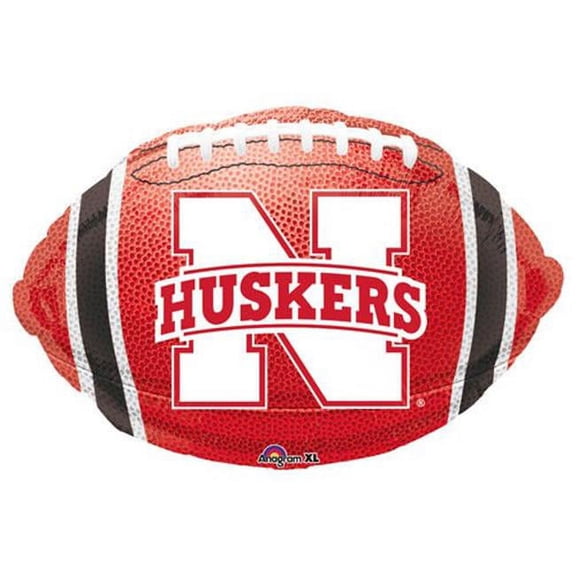 Anagram 81707 18 in. Nebraska Foil Balloon