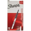 Sharpie 1735790 Retractable Permanent Markers, Ultra Fine Point, Black, 12 Count