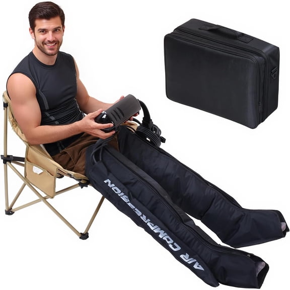 Leg Massager for Circulation and Pain Relief, Air Compression Recovery System for Fast Leg Recovery