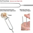 thumbnail image 4 of Extendable Marshmallow Roasting Sticks - Set of 8 Telescoping Smores Skewers & Hot Dog Forks with Wooden Handle For Fire Pit Campfire - 32 inch Stainless Steel BBQ Kit For Outdoor Camping, 4 of 13