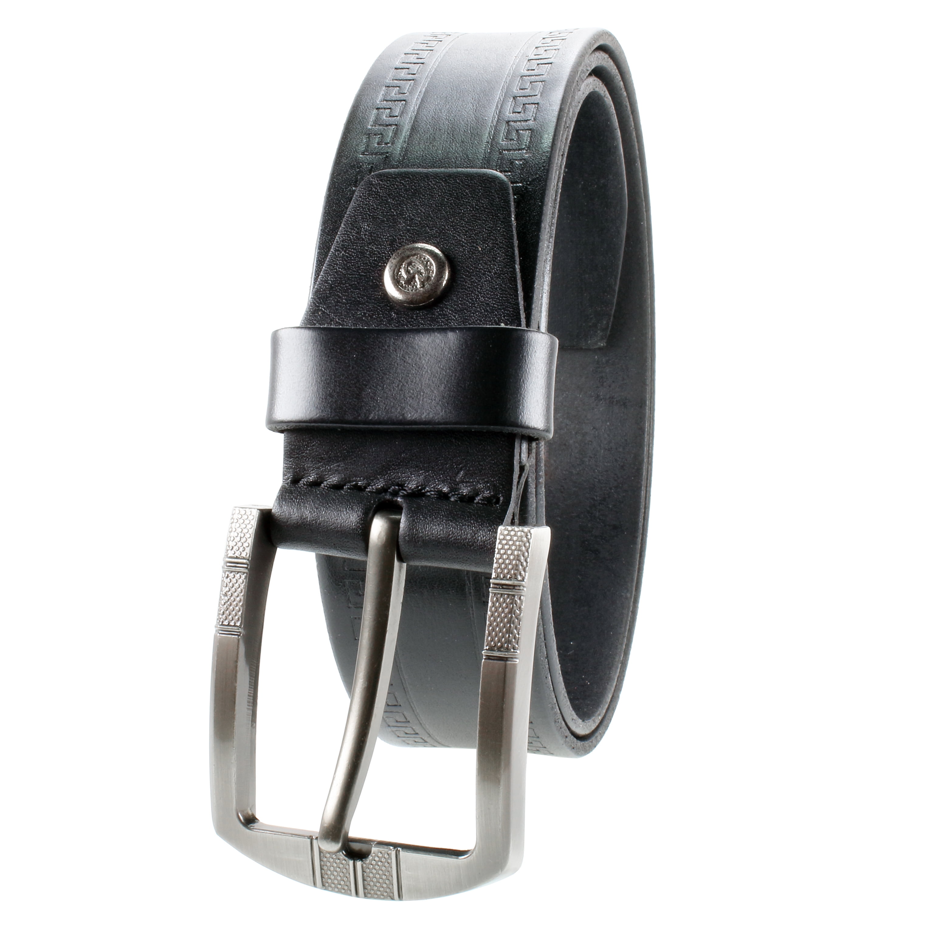 One Piece Top Grain Thick Heavy Duty Gelante Mens Leather Belt