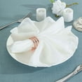 thumbnail image 5 of BalsaCircle 5 Pieces White 20" Premium Polyester Napkins Faux Burlap, 5 of 8
