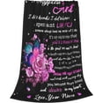 thumbnail image 6 of Mothers Day Blanket Gifts for Aunt to My Aunt Blanket from Niece Birthday Gifts for Aunt Throw Blankets Gratitude Flannel Blanket Women''s Day Gifts 50"x60", 6 of 6