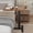 Walnut Brown, variant on Pneumatic Overbed Table Height Adjustable, Rolling Bed Desk, Mobile Standing Laptop Table with Wheels, Over Bed Table for Hospital/Sofa/Couch/Bed/Office/Work - Foldable (27.6" W x 15.8" D, Walnut)