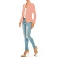 thumbnail image 6 of Women's Casual Office Work Long Sleeve Fitted Open Front Blazer Pack of 2, 6 of 6
