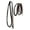 Brown/Trigger Snap, variant on Western 7 Feet Flat Braided Brown Genuine Leather Grip Barrel Reins 805LR16BR