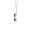 thumbnail image 2 of ANGARA Natural 1 ct Blue Sapphire Tree Branch Necklace in 14K White Gold for Women (Size-5x2.5mm) | September Birthstone, Anniversary, Jewelry Gift for Women | Natural Blue Sapphire Necklace, 2 of 9