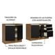 thumbnail image 4 of Alacena Gabinete Bajo Cocina Madesa Glamy 200 Sin Tarja MN, 4 of 5