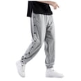 thumbnail image 2 of Pantalon Décontracté pour Homme, Pantalon de Basketball Ouvert, Pantalon de Survêtement d'Entraînement Mince pour Homme Printemps/été, Bas Resserrés - Titre de Produit, 2 of 8