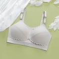 thumbnail image 4 of Nmnitkp Nursing Bras for Breastfeeding Ultra Comfort Push Up Wireless Seamless Underwear Maternity Bra for Pregnancy,Antibacterial Fabric Nursing Bras Gray,85, 4 of 4