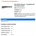 thumbnail image 2 of Rear Shock Absorber - Compatible with 2013 Nissan Sentra, 2 of 2