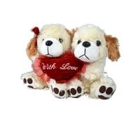Double Love Puppy Dogs Plush Stuffed Animals With Love TOY-F963