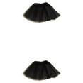 thumbnail image 1 of Qarigey de ballet Vestidos de niña Regalos de cumpleaños Decoración de fiesta para niños Negro Negro 2piezas, 1 of 6