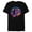 Black, variant on Avengers A Logo Melting Paint Drip - Short Sleeve Blended T-Shirt for Adults - Customized-Ocean Blue