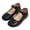 Grey, variant on MIASHUI Girls Mary Jane School Uniform Shoes Comfortable Round Toe Dress Flats,Grey,10-11 Years