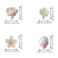 thumbnail image 2 of Soimiss 24pcs Decorative Flower Push Pins Assorted Color for Photo Wall Home Decoration, 2 of 8