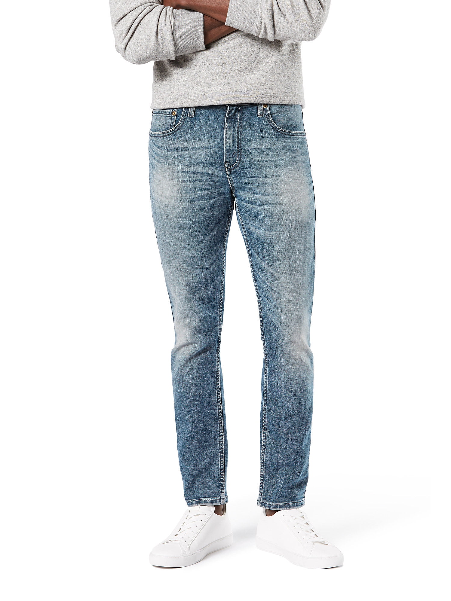 Treinstation opladen spons Signature by Levi Strauss & Co. Men's Skinny Fit Jeans - Walmart.com
