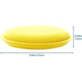 thumbnail image 2 of Esponja para pulir autos, almohadillas aplicadoras de cera de microfibra para vidrio de vehículo, 12 Uds., 2 of 4