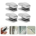 thumbnail image 1 of OULII Shower Door Bottom Track Guide Sliding Shower Door Guide 5X1.65in Silver, 1 of 8