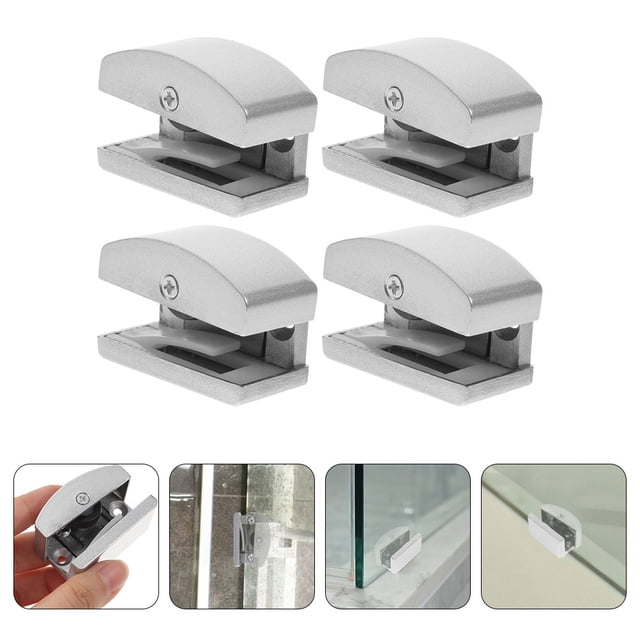 OULII Shower Door Bottom Track Guide Sliding Shower Door Guide 5X1.65in Silver