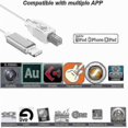 thumbnail image 2 of Lightning To Type-b Midi Keyboard Converter Usb 2.0 Cable For Iphone 7 8 X Ipad, 2 of 2
