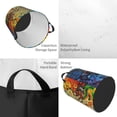 thumbnail image 4 of XMXT Collapsible Laundry Basket, Abstract Structure Pattern Waterproof Laundry Hamper, 40L Multicolor, 4 of 8