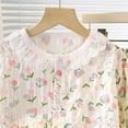 thumbnail image 4 of CAUYDY Child Girl Clothing Cute Baby Pjs Fall Winter Long Sleeve Shirt and Pants 2Pcs Set Toddler Sleepwear Little Kids Outfits for Girls 2T-5T Sizes 3-4 Years,Light Pink, 4 of 5