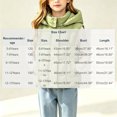 thumbnail image 3 of LOINRODI Girls Puffer Vest, Sleeveless Snap Button Quilted Hooded Warm Padded Outerwear for Cold Weather Green Size 7-8, 3 of 9