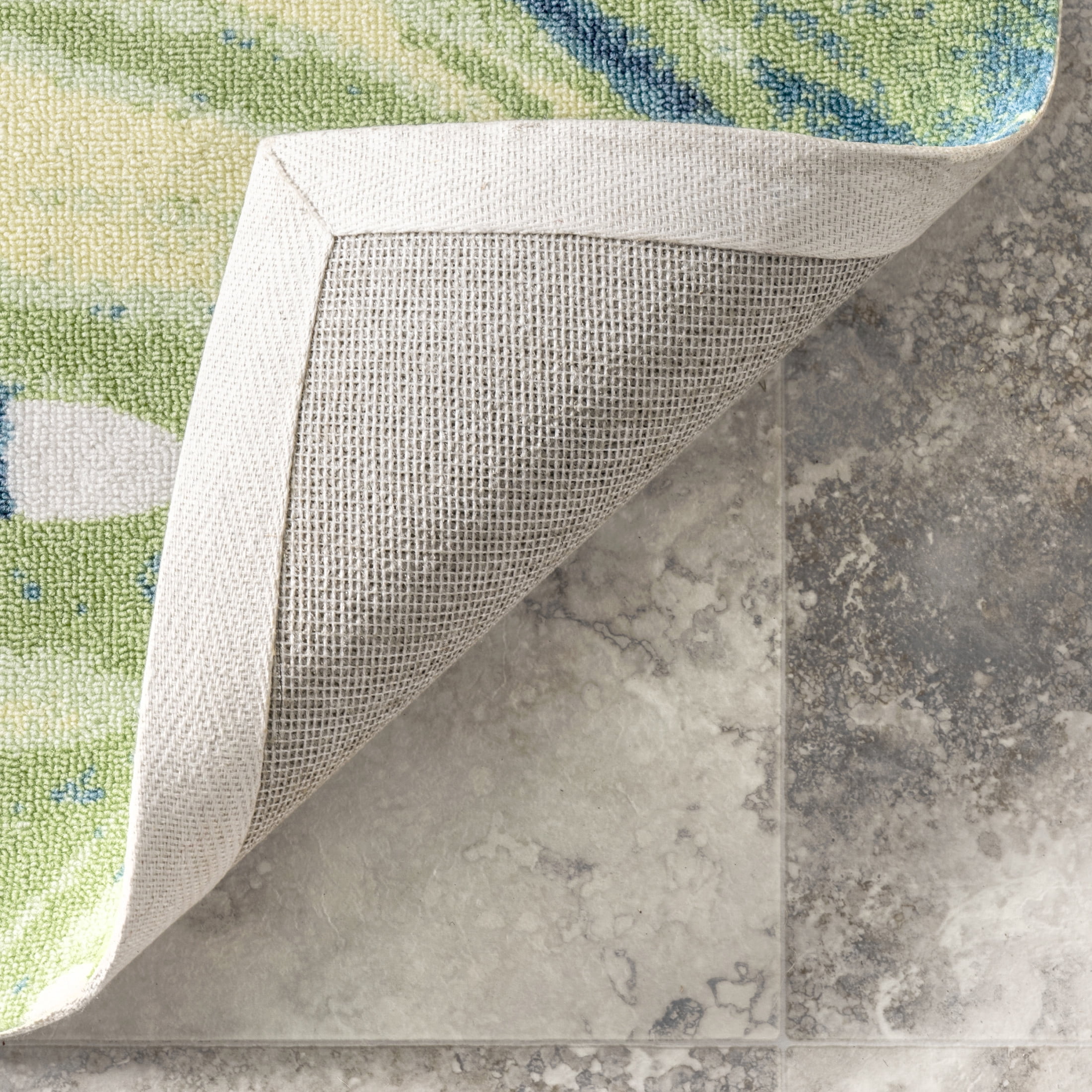 nuLOOM Lisa Floral Indoor/Outdoor Area Rug, 3' x 5', Lisa Green Multicolor