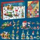 thumbnail image 2 of Bloques de construcción de la serie navideña, caja de regalo para niños, calendario de adviento de Navidad de 24 días, cascanueces DIY, Papá Noel, modelo de ladrillos, 2023, 2 of 4