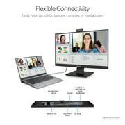 ASUS BE24EQK Business Monitor – 23.8, FHD, IPS, Frameless, Full HD Webcam, Mic Array, Flicker free, Low Blue Light, HDMI